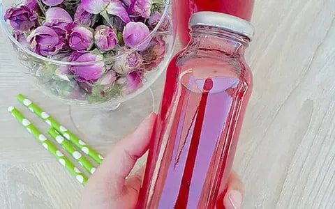 تصویر 1 از معرفی شربت زعفران با گل محمدی درجه 1  + بهترین قیمت خرید